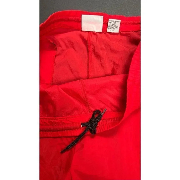 Vintage Mens Adventure Team Marlboro Nylon Drawstring Track Pants Red Size Large - Picture 7 of 12